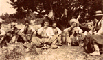 Workers at site in Vrokastro, Crete