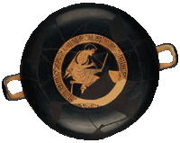 Attic Red Figure Kylix ca. 480 B.C.