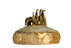Attic Horse Pyxis Late Geometric Ia period (ca. 750 b.c.)