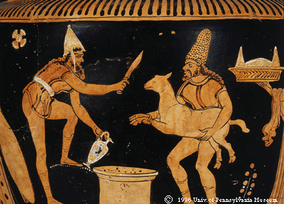 Apulian 
Red Figure Krater 4th century b.c.