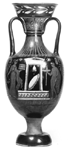 Apulian Red Figure Panathenaic Type Amphora 4th century 
b.c.