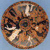 Attic Red Figure Pyxis ca. 400-390 b.c.