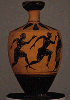 Attic Black Figure Lekythos ca. 550 b.c.