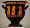 Attic Red Figure Bell Krater ca. 430-410 b.c.