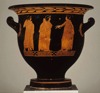 Attic Red Figure Bell Krater ca. 430-410 b.c.