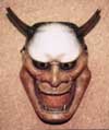 a female demon mask