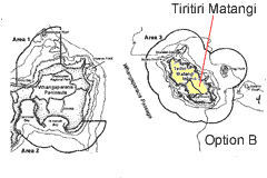 Map 2 of 3 showing the marine reserve proposals currently being discussed - Image: DoC